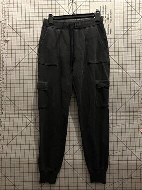 PINK Victoria's Secret Black Cargo Joggers